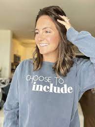 Choose To Include Comfort Colors Crewneck Sweatshirt In Color Denim Coffee And Kindness Texas