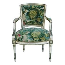 Scalamandre Marly Velvet Tapestry Fabric Armchair Luxury Dining Chair Wicker Dining Chairs Fabric Armchairs