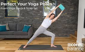If you are looking for a yoga and pilates mat, then why not add a mat strap to your list of yoga and pilates equipment. Core Balance Foam Yoga Brick D Strap Set For Stretching High Density Eva Amazon Co Uk Sports Outdoors