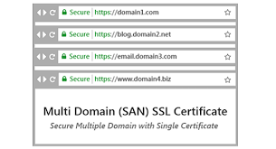 Multi Domain Ssl Certificates Cheapest Price Best Solution To Secure Multiple Domains With Single Ssl Certificate Multidom Ssl Certificate Ssl Certificate
