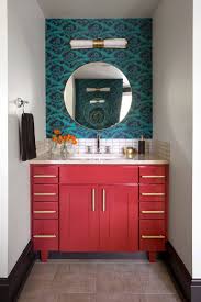 Vanity unit is a piece of bathroom furniture that consists of a washbasin on top and storage. Bathroom 51 Red Bathrooms Design Ideas With Tips To Decorate And Accessorize Yours