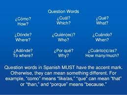 Cognates Question Words This Or That Questions Cognates Words