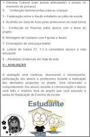 dia dos estudantes estudos plano de acao escolar
