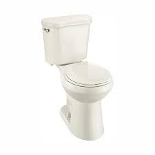 Glacier Bay 2 Piece 1 28 Gpf High Efficiency Single Flush Round Toilet In Biscuit Modern Toilet Toilet Transitional Toilets