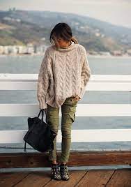 How Are You Styling Cargo Pants Winter Pants Outfit Casual Winter Outfits Green Cargo Pants Outfit