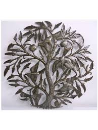 Une décoration murale pour chaque pièce de la maison ! Arbre De Vie Les Oiseaux Metal Martele A La Main La Galerie Equitable