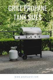 Grill Propane Tank Sizes Find The Best Tank For Your Grill Discover The Best Size For Your Grill Peak Yard Propane Tank Grilling Propane
