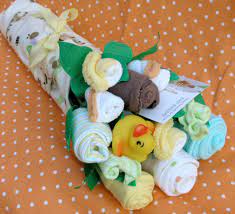 Gender Neutral Baby Shower Gift Bouquet Etsy Neutral Baby Shower Baby Shower Gifts Gender Neutral Baby Shower Gifts