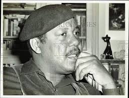 Press Photo Author Ernest Gaines interviewed in San Francisco