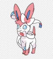Pokémon X and Y Sylveon Eevee, Sylveon, white, mammal png | PNGEgg
