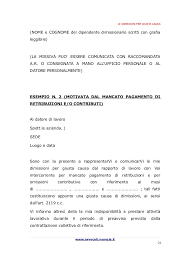 Guida Breve Alle Dimissioni Per Giusta Causa