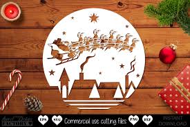Download Santa Sleigh Svg By Sweetdesignfactory Thehungryjpeg Com