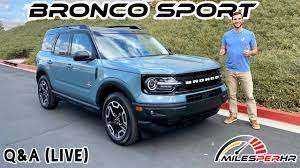 Family owned for over 100 years! 2021 Ford Bronco Sport Outer Banks 4x4 Q A Live Youtube
