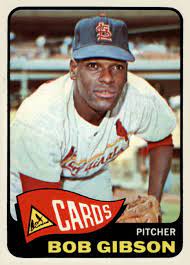 1965 topps bob gibson baseball cards bob gibson baseball