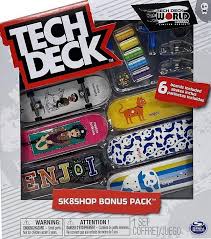 4.7 out of 5 stars with 15 ratings. Tech Deck Bonus Pack6 Griffbretter Real Streetsurfshop