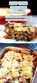 Low Carb Zucchini Lasagna My Pcos Kitchen A Delicious Gluten Free Sugar Free And Grain Free Cheesy Las Low Carb Zucchini Lasagna Low Carb Zucchini Recipes