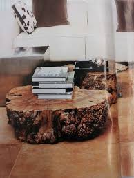 Double Log Coffee Table Log Coffee Table Garden Coffee Table Tree Table