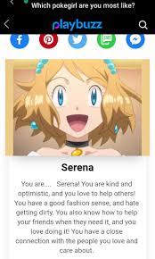 Which pokegirl are you most like? Take this quiz, answer just 15 easy  questions!! Btw, I got Serena 🔥 - Pokemon Heaven - Quora