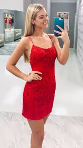 Affordable Spaghetti Straps Lace Short Homecoming Dress Chic Sleeveless Bodycon Mini Cocktail Dressbc2471 Bodycon Dress Homecoming Homecoming Dresses Tight Homecoming Dresses Short Tight