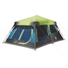 The ozark trail 16′ x 16′ instant cabin tent sleeps 12 people and sets up in under two minutes. Ozark Trail 12 Person 3 Room Instant Cabin Tent 16 16 Feet