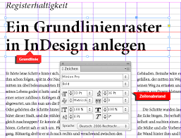 Dort stehen für 39,95 euro allein 550 feste vorlagen zur verfügung, weitere gestaltungsmöglichkeiten bieten die teureren versionen. Ein Grundlinienraster In Indesign Anlegen Yardo De