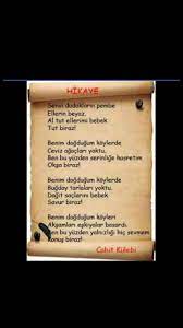 senjn dudaklarin pembe ellerin beyaz al tut ellerimi bebek tut biraz cahit kulebi bebek tutu okuma siir