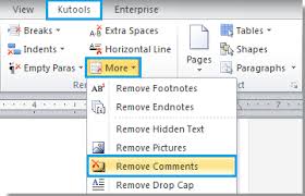 How can you create a comment without having your initials show up in the comment balloon? How To Remove All Comments From Document In Word