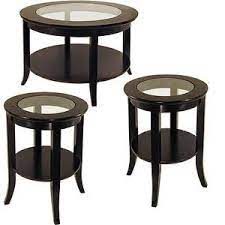 Coffee table dark taupe 3 shelves. Genoa 3 Piece Coffee End Tables Value Bundle Espresso Walmart Com Coffee And End Tables Coffee Table With Shelf Glass Top Coffee Table