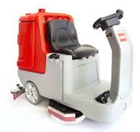 SM860 34" Ride-On Floor Scrubber Dryer Machine