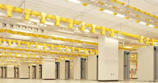 Empty Racks On The Brand New Raised Floor At Washington State S New Data Center In Olympia Data Center Innovation Management Data