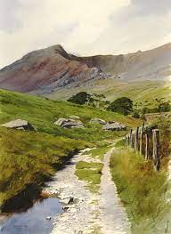 Watercolor Art Scenery Fine Art Landscape Photography For Sale Blue Abstract Landscape Art Watercolor Landscape Paintings Landscape Art Watercolor Landscape