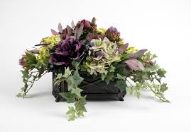 Maybe you would like to learn more about one of these? Hydrangea With Artichoke Arrangement In Black Planter Linly Designs Boutique