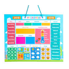 Usable On Wall Or Fridge Moods And Emotions Weather Station For Kids My First Daily Magnetic Calendar Custom Reward Chart Buy My First Daily