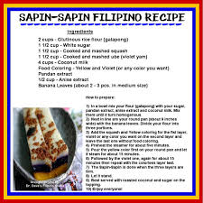 Sapin Sapin Is A Filipino Rice Cake Made From Glutinous Rice And Coconut Milk This Delicious Dessert Dish Is Usu Filipino Desserts Rice Cakes How To Make Cake