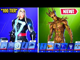 Unfortunately not all the players have the acess. Showcasing New Fortnite Chapter 2 Season 4 Battle Pass Tier 100 Every New Skin Emote Glider Youtube Fortnite New Skin Season 4