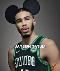 Jayson Tatum Celebrates Mickey Mouse Ring
