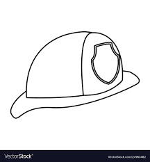 The top portion is basically a cone that is bent at the halfway point with the second half hanging downwards. How To Draw A Firefighter Helmet Step By Step