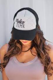 On Lake Time Quilted Trucker Hat Nanamacs Com Us Trailer Would Like To Buy Used Trailers In Any Condition To Cap Girl Lake Hats For Women Hats For Women