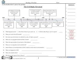 The Civil Rights Movement Timeline 5th 8th Grade Worksheet Lesson Planet Common Core Social Studies Teaching Social Studies Social Studies