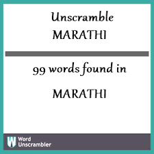 The english translation of the word is also provided. Unscramble Marathi Unscrambled 99 Words From Letters In Marathi