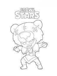 Grab your pencil and paper and follow along as i guide you through these step by step drawing coloring kleurplaat brawl stars weerwolf leon. Brawl Stars Bilder Zum Ausmalen Edgar Novocom Top