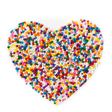 Maybe you would like to learn more about one of these? Heart Shaped Made From Colored Sprinkles Stock Photos Freeimages Com