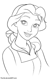 Belle Outline Disney Drawings Sketches Disney Character Drawings Disney Art Drawings