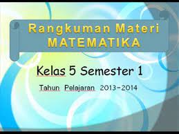 Soal ulangan bahasa jawa kelas 5 semester 2 k13 | contoh soal dan &mldr; Materi Matematika Kelas 5 Sd Mi Semester 1 Youtube