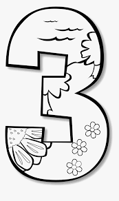 The set includes facts about parachutes, the statue of liberty, and more. 3 Number Png Picture Creation Numbers Coloring Page Transparent Png Kindpng