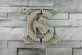 Download Layered Letter K Layered Letters Svg Multilayer Letters 898053 Laser Engraving Design Bundles