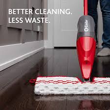 The swiffer wet jet is one way to clean your vinyl and wood flooring. O Cedar Promist Max Microfiber Spray Mop With 3 Extra Refills Red Pricepulse