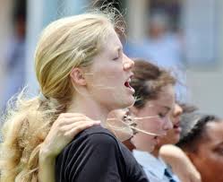 We welcomed our Lower Sixth girls and boys back from their Leadership Camp  today. The rest of the school joined them to sing war cries