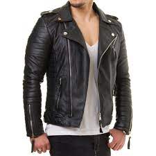 Mens Biker Leather Jacket Men Fashion Black Leather Jacket Men Leather Jackets Outerwear Biker Jacket Men Leather Jacket Black Leather Jacket Men