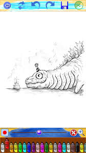 This monster is a huge lizard, which, after testing nuclear weapons, grew to enormous size and went to destroy cities. Godzilla Coloring Pages For Android Apk Download